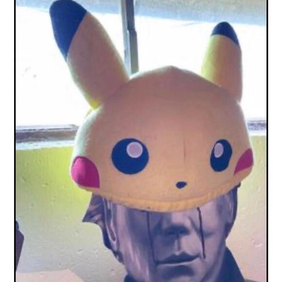 Vintage pokemon theme park rare pikachu hat beanie cap